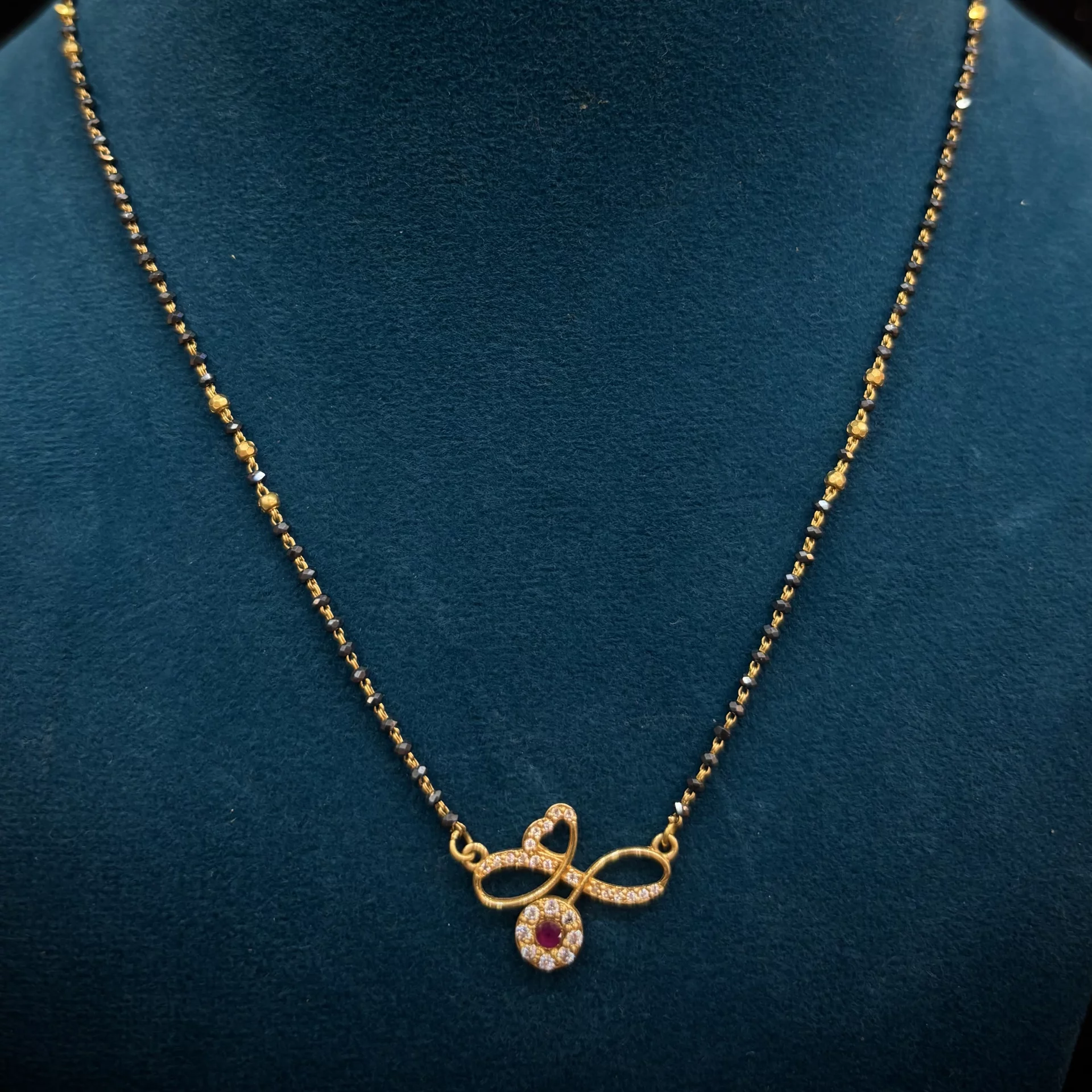 Gold Lightweight Nallapusalu Chain