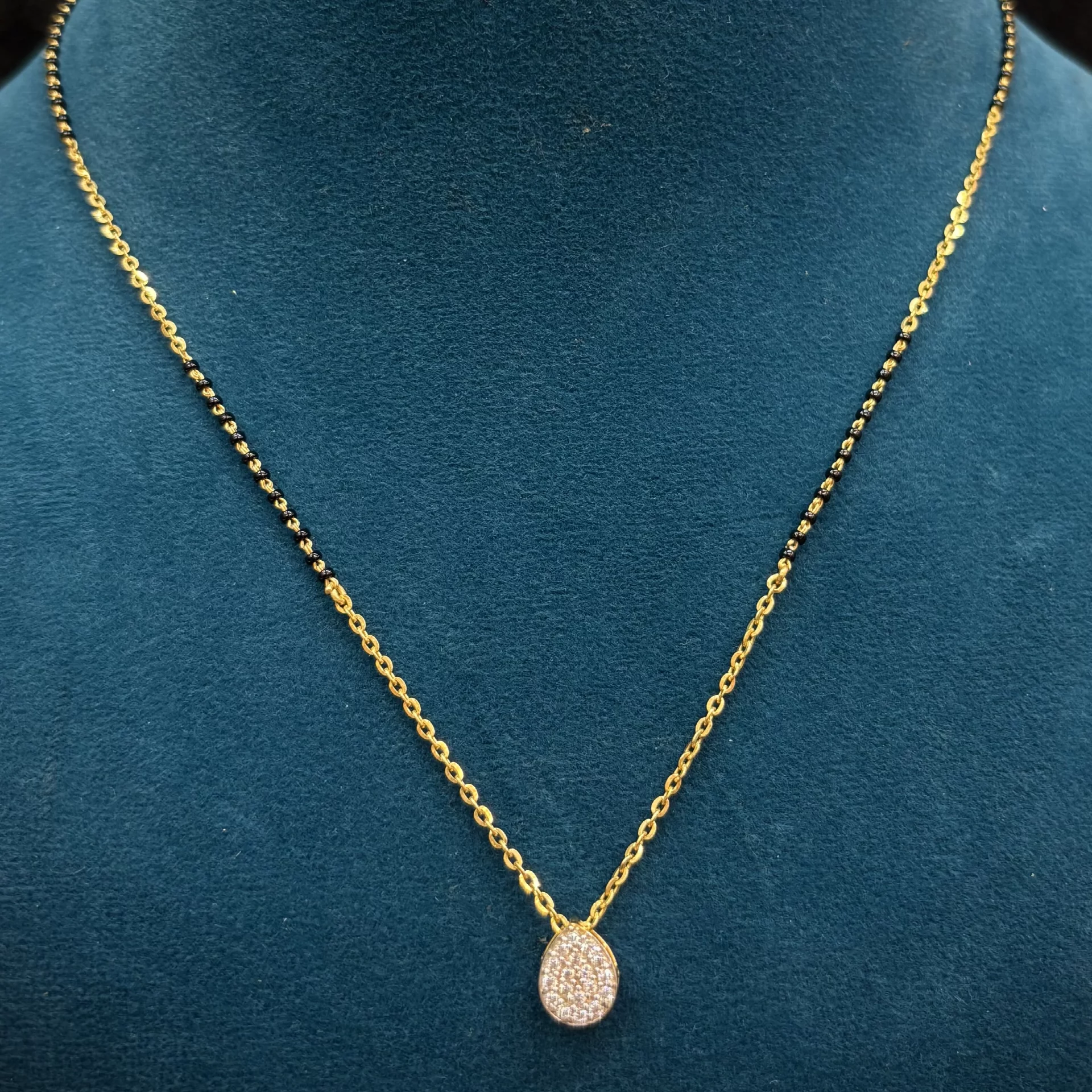 Gold Lightweight Nallapusalu Chain