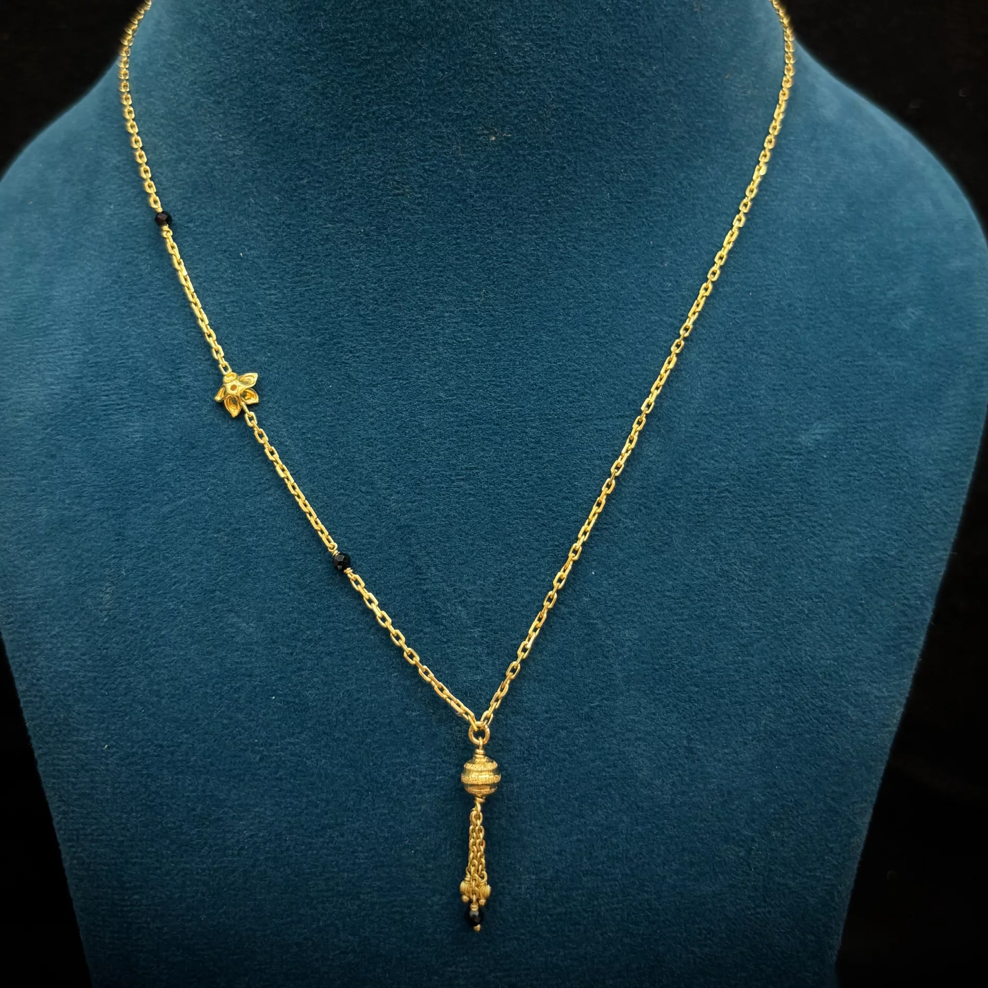 Gold Lightweight Nallapusalu Chain