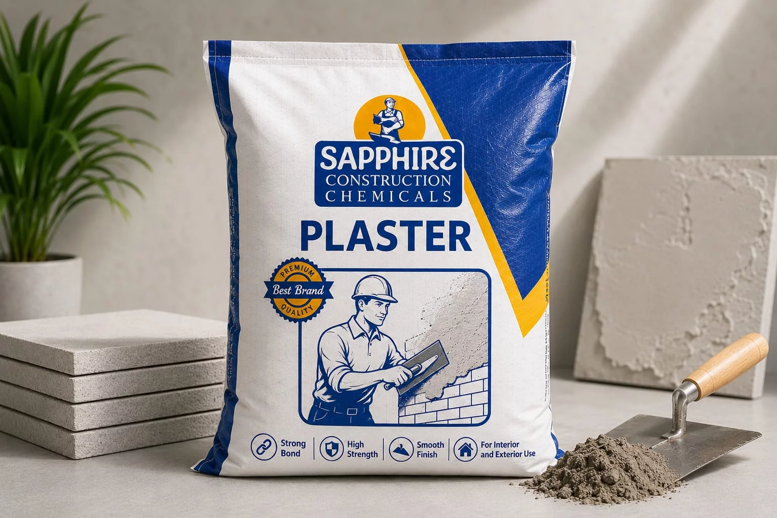 Sapphire Plaster SAPPHIRE CONSTRUCTION CHEMICALS Hinjawadi Phase II, Rajiv Gandhi Infotech Park, Hinjawadi, Pune, Maharashtra 411057, India