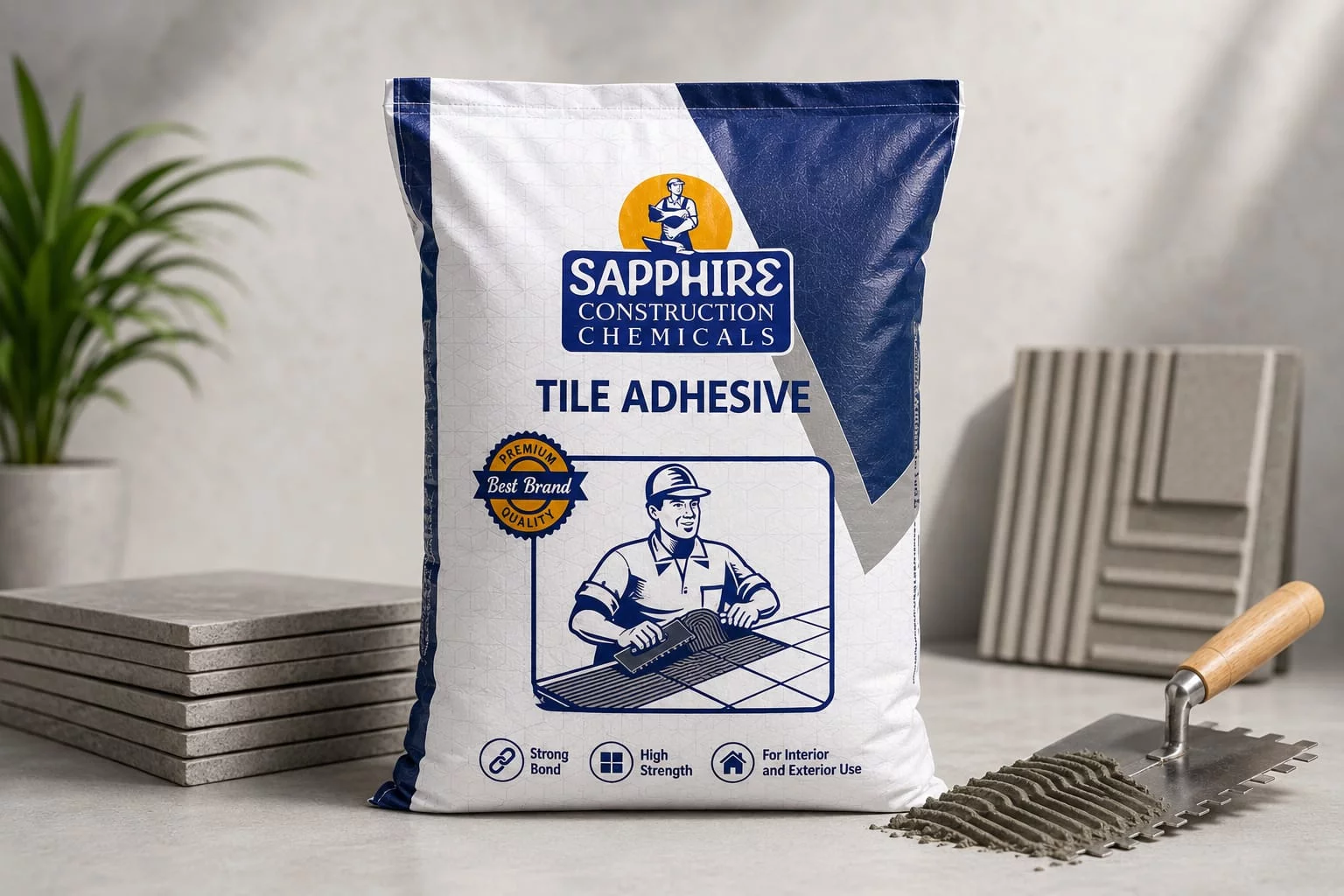 Tile Adhesive Type 1 SAPPHIRE CONSTRUCTION CHEMICALS Hinjawadi Phase II, Rajiv Gandhi Infotech Park, Hinjawadi, Pune, Maharashtra 411057, India