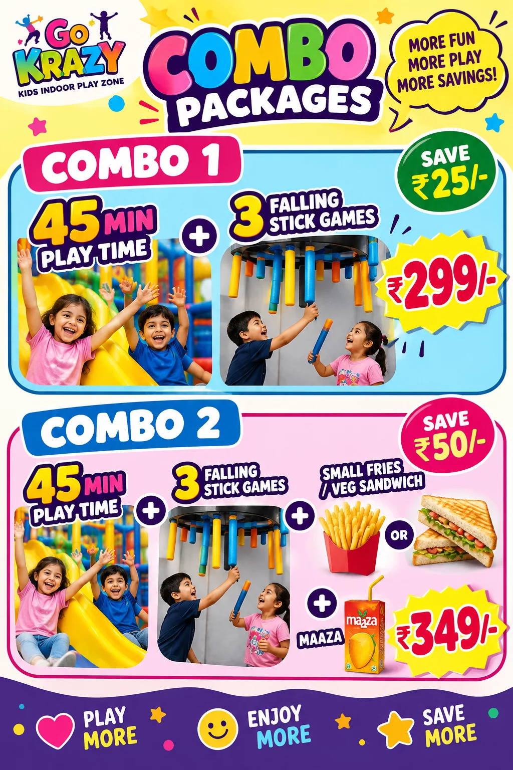 PLAYTIME 45 MIN COMBO 2