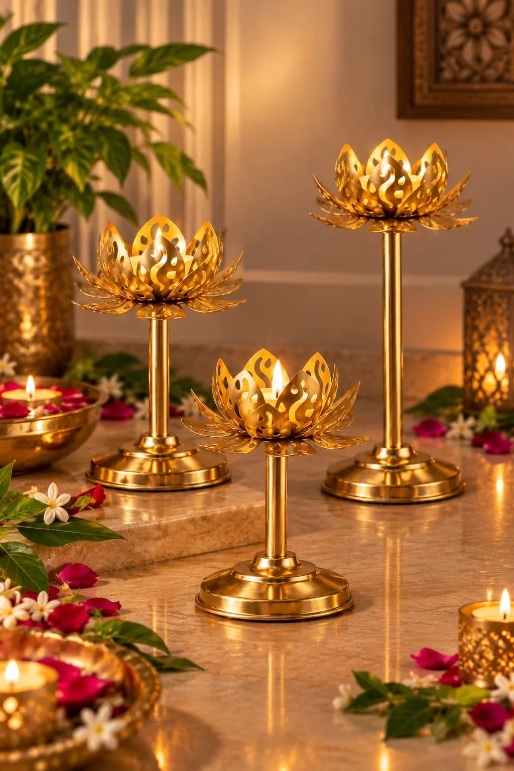 Shadow Lotus Holder (Set of 3)