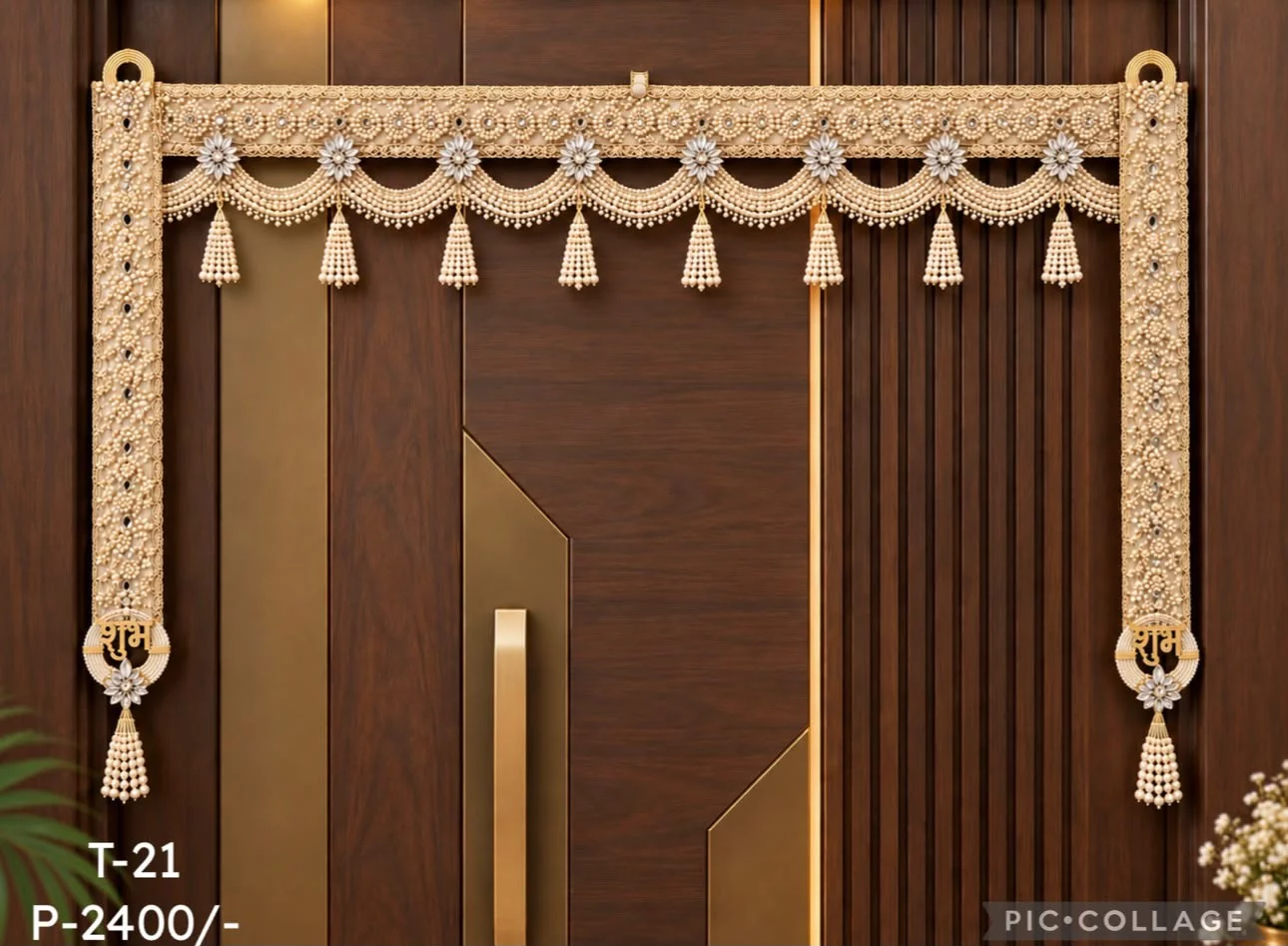 Elegant Pearl Door Toran