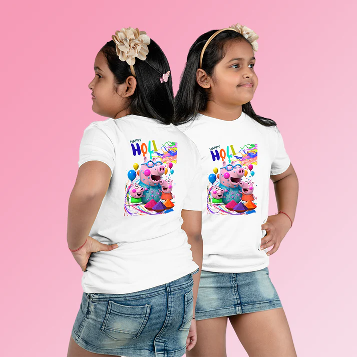 Chombooka Kids' Holi Festival Polyester T-Shirt-https://i-media.vyaparify.com/vcards/products/32487/Chombooka-Kids'-Holi-Festival-Polyester-T-Shirt.png Image