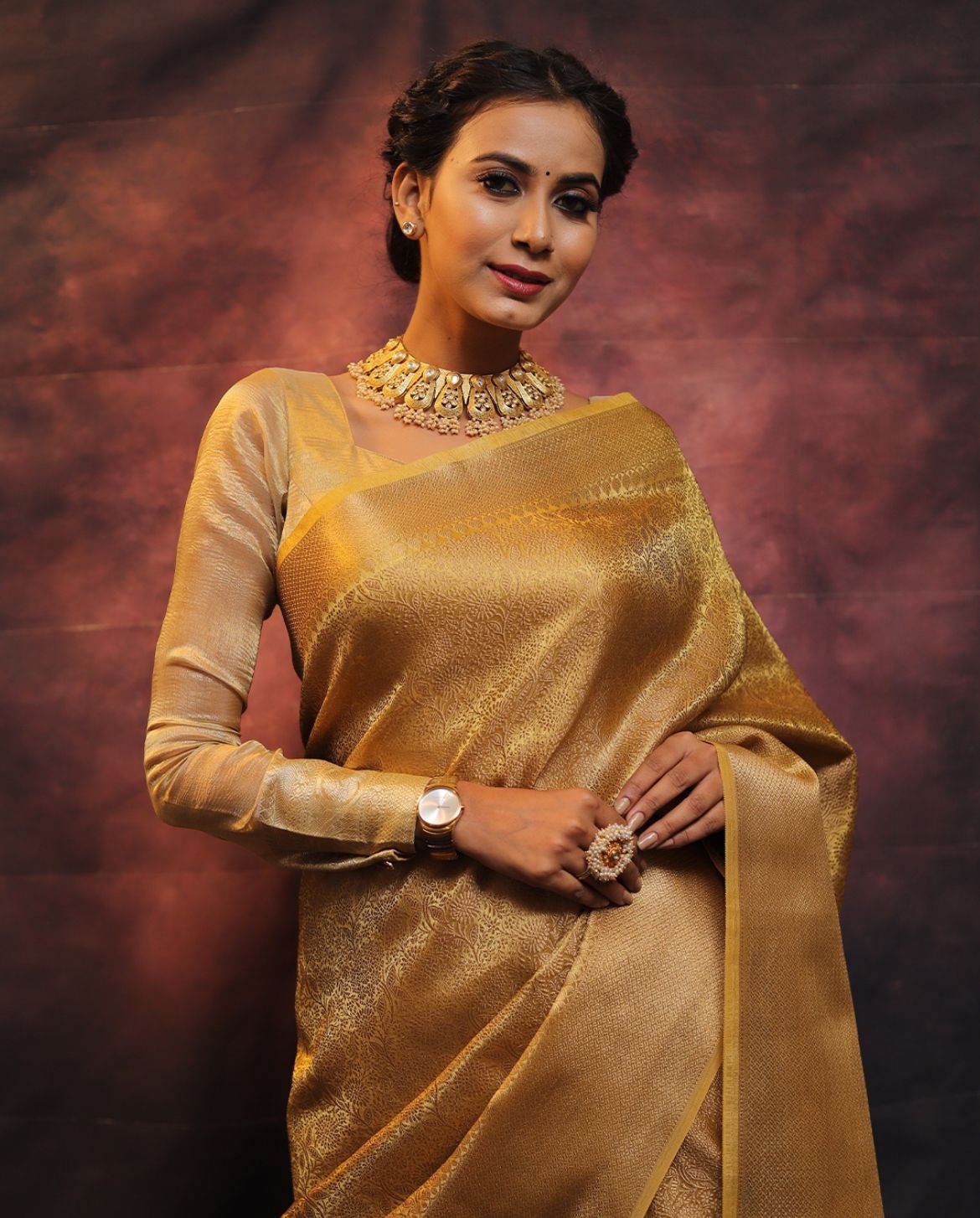 BSS - 23/3/2024 - Banarasi handloom tissue silk saree-https://i-media.vyaparify.com/vcards/products/33759/WhatsApp-Image-2024-03-23-at-3.26.16-PM.jpeg Image