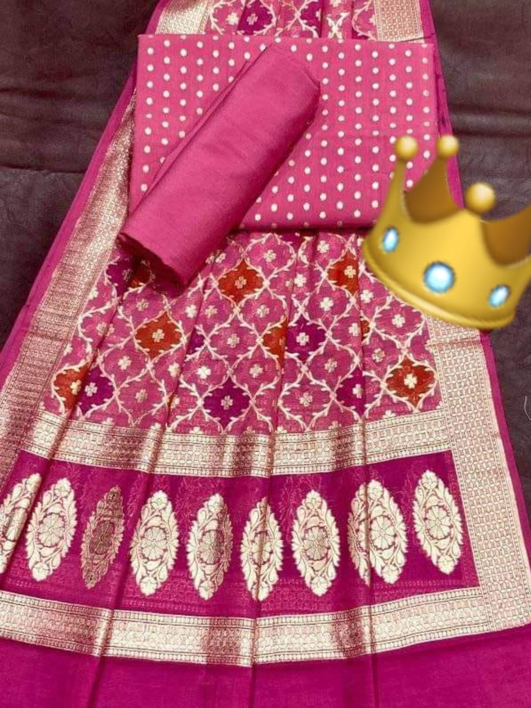 BSS - 23/3/2024 -  Banarasi handloom cotton silk brush-https://i-media.vyaparify.com/vcards/products/33768/WhatsApp-Image-2024-03-21-at-2.25.08-AM.jpeg Image