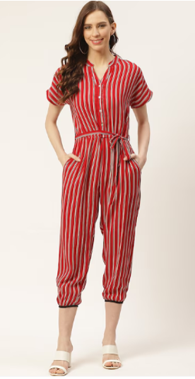 Red &amp; Off-White Striped Capri Jumpsuit-https://i-media.vyaparify.com/vcards/products/35085/Red-&-Off-White-Striped-Capri-Jumpsuit.png Image