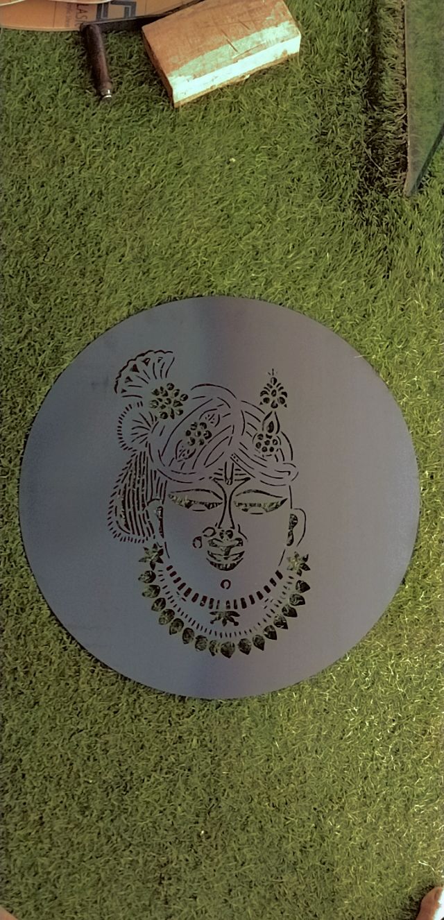 Krishna design plate Raj Saini Gangwal Bus Stand , INDORE