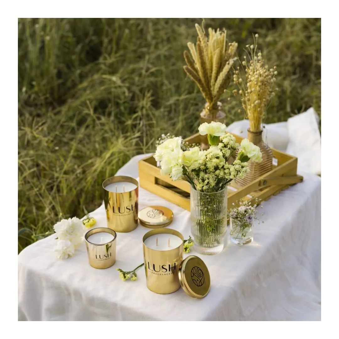 Lemongrass Candle Lush Fragrances Mumbai, Maharashtra 400049, India