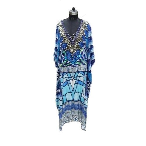 Half Sleeves Digital Print Kaftan-https://i-media.vyaparify.com/vcards/products/36601/Half-Sleeves-Digital-Print-Kaftan.jpg Image