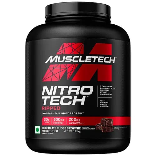 Muscletech Nitro Tech Ripped 1.81Kg NOBEL NUTRITION 95, Dande Bhawan, Near Kanchan Bar, Garoba Maidan, Bagadganj, Nagpur, Maharashtra 440008, India