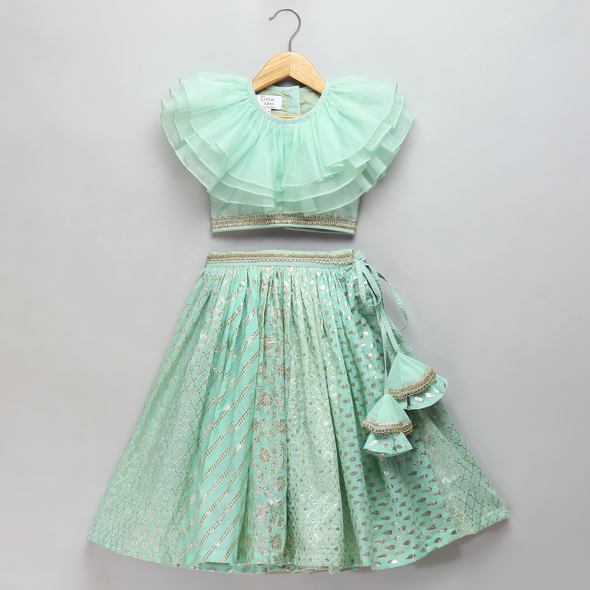 Pastel Green organza frill chanderi lehnga set-https://i-media.vyaparify.com/vcards/products/38051/IMG_6773.JPG Image