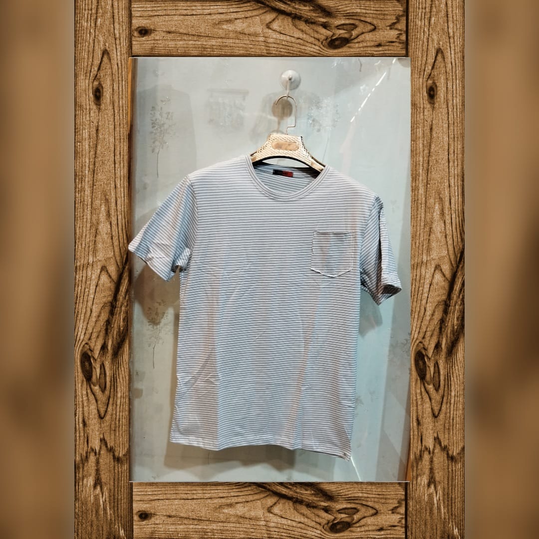 Lining round neck t shirt | Z&M | Dargah Main Road Near Talab Market Shop No.3 Khajrana