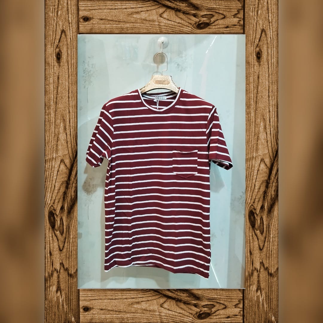 Lining round neck t shirt | Z&M | Dargah Main Road Near Talab Market Shop No.3 Khajrana