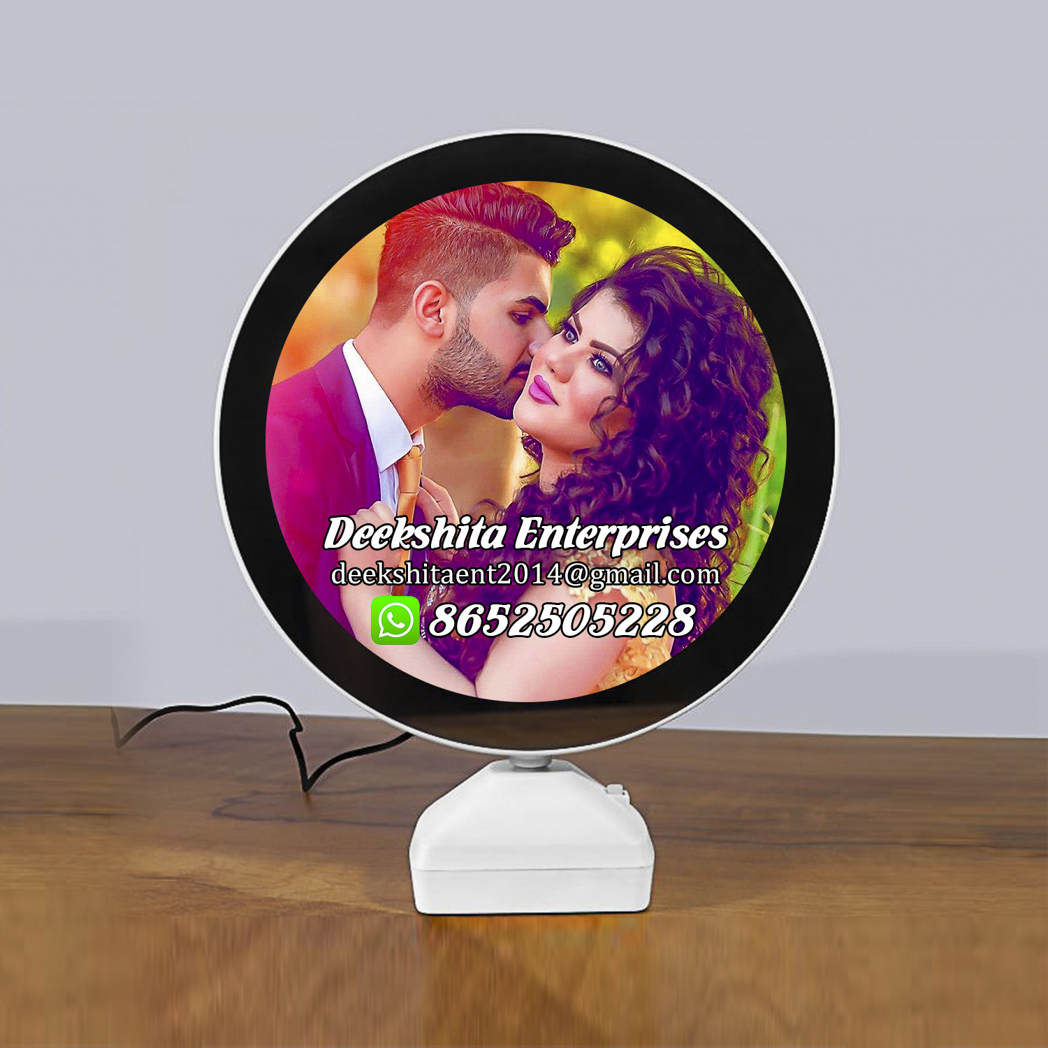 Deekshita Personalized Led Magic Mirror with Photo Deekshita Enterprises Survey No 72, Shivaji Park, Samarth Nagar, New Sangavi, Pimpri-Chinchwad, Maharashtra 411027, India