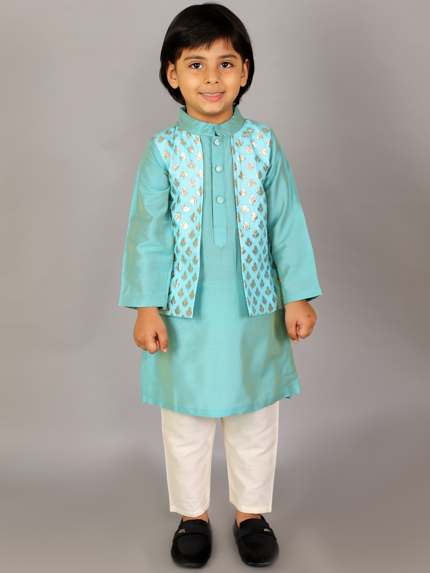 Blue kurta with Attached Jacket and Pyjama-https://i-media.vyaparify.com/vcards/products/43150/79.jpg Image