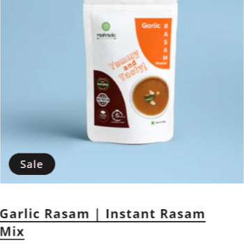  Rasam spice blends RealVedic Enterprises Private Limited 4th B Block,76, 7th A Cross Rd. KHB Block Koramangala,