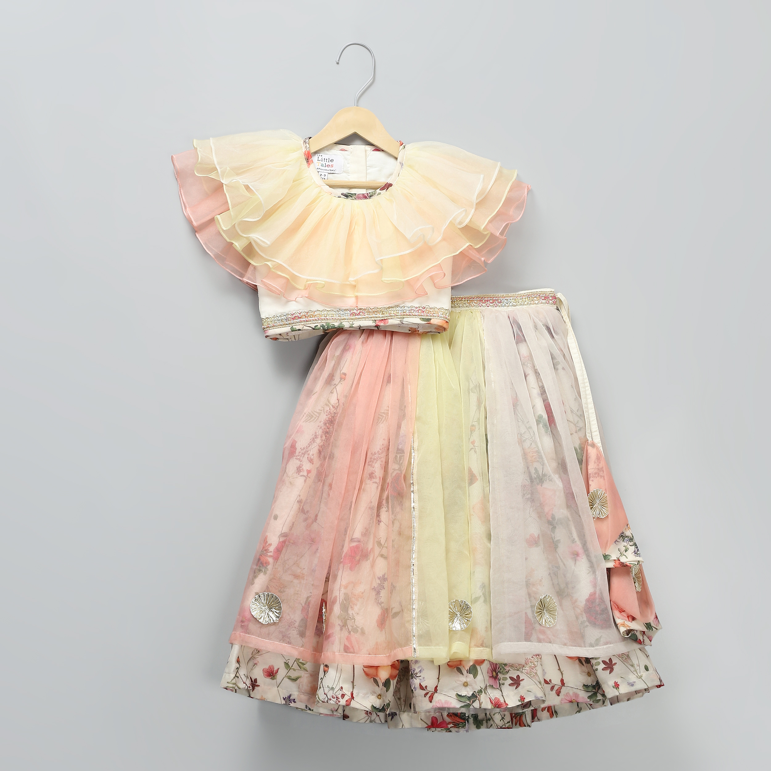 Multi color organza frill with printed lehnga set-https://i-media.vyaparify.com/vcards/products/47019/1.jpg Image