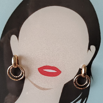 Gold Plated Hanging 2 round shaped fashion western earring-https://i-media.vyaparify.com/vcards/products/47138/product_1718084274.png Image