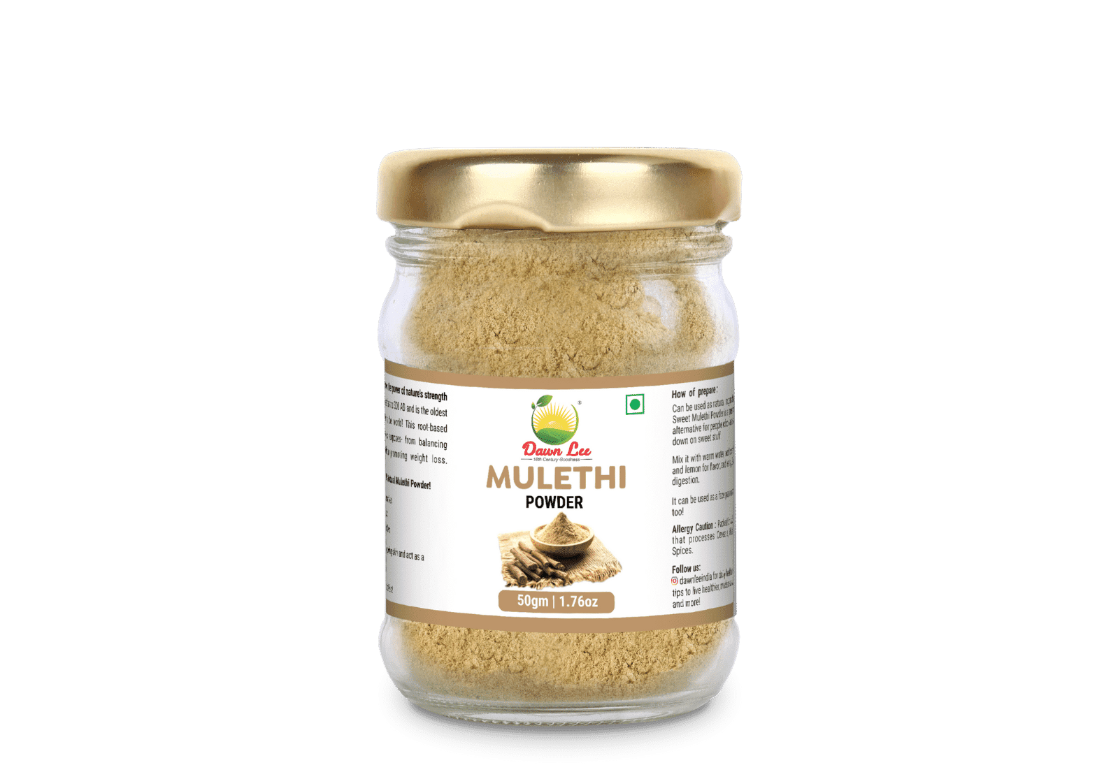 Mulethi Powder 50 gm Dawn Lee Kanadiya, Madhya Pradesh 452016, India