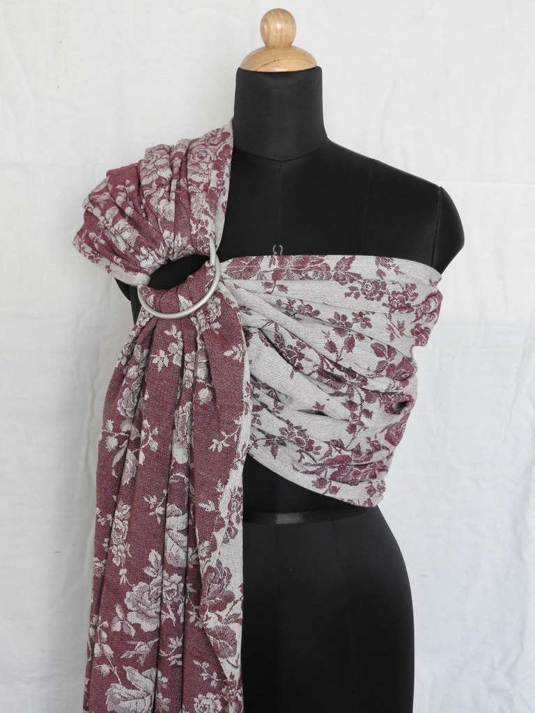 Ring sling - Burgundy Rosa-https://i-media.vyaparify.com/vcards/products/53678/Burgundy-Rosa1.jpeg Image