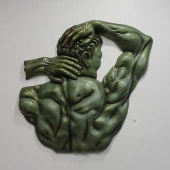 FLEXING MUSCLE WALL ART-https://i-media.vyaparify.com/vcards/products/54900/product_1721477310.png Image