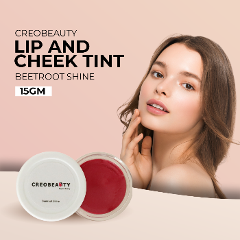 BEETROOT SHINE (15GM) - CREOBEAUTY LIP AND CHEEK TINT-https://i-media.vyaparify.com/vcards/products/55376/product_1721803846.png Image