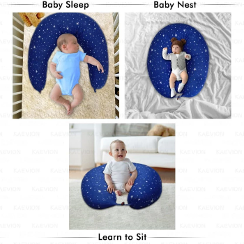 C-Shape Nursing Pillow - Cotton Filling - Crimson Rosa-https://i-media.vyaparify.com/vcards/products/55735/product_1721968393.png Image