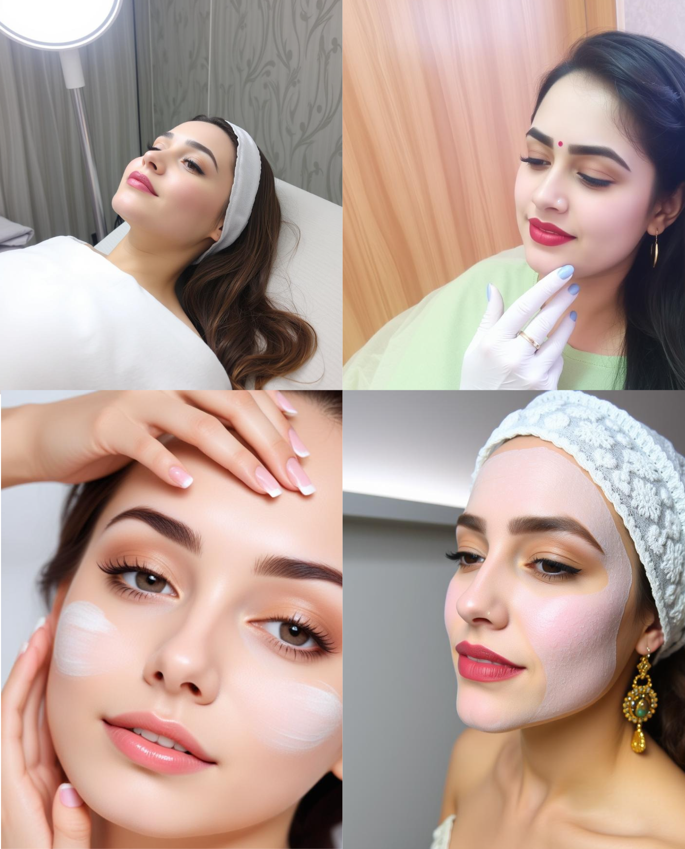 Female VLCC Skin Whitening Facial / Oxy Bleach or Detan / Regular Waxing (FH,FL,UA) / Eyebrows / Manicure Pedicure-https://i-media.vyaparify.com/vcards/products/59192/mona-product.png Image