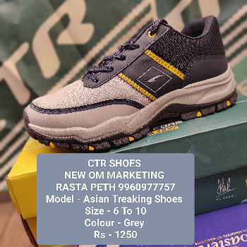 Model - Asian Treaking Shoes Size - 6 To 10 Colour - Grey-https://i-media.vyaparify.com/vcards/products/60624/product_1724428730.png Image