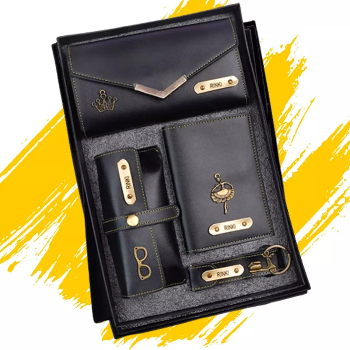 Gifts for Women | Customized Ladies 4 in 1 Combo Set (Black)-https://i-media.vyaparify.com/vcards/products/61441/product_1724986457.png Image
