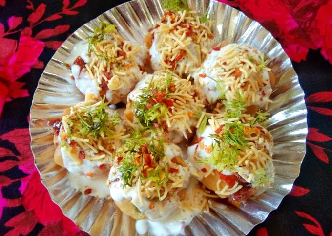 DAHI PURI Maa Mansapurna Chat Sawer Road Sukliya Choraha Mental Men Ke Pass