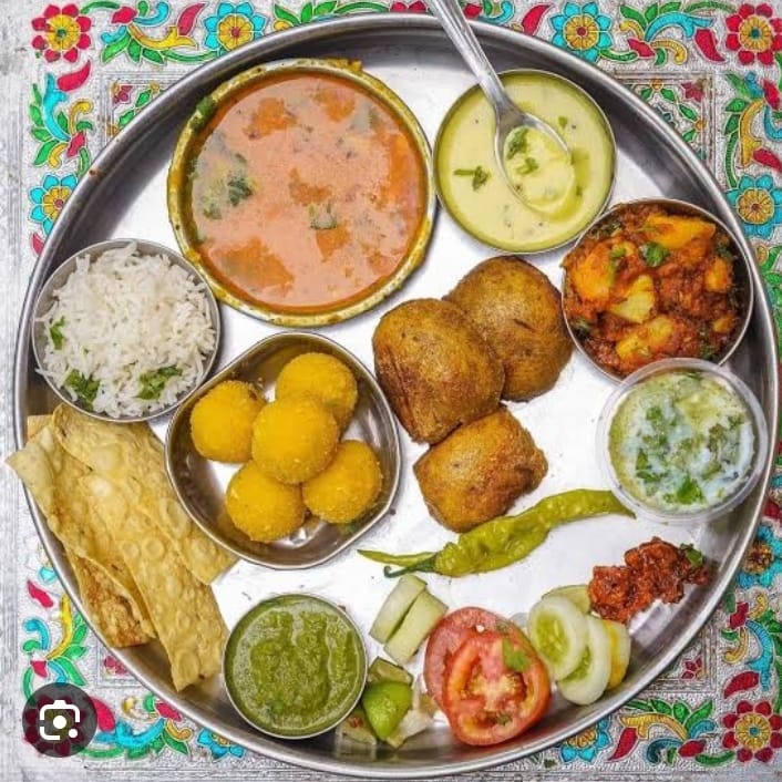Sunday Special Dal Bati Thali INDIAN DESI TADKA RESTAURANT Shop No - 20,Adarsh Megdhoot Nager Near Medanta Hospital Vijay Nagar