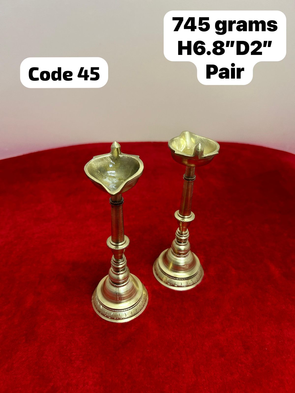 Panchaloha handcrafted lamps pair/ lamps set-https://i-media.vyaparify.com/vcards/products/67283/ff94a7e7-b6d2-49ff-b926-a6caab0322d6.jpg Image