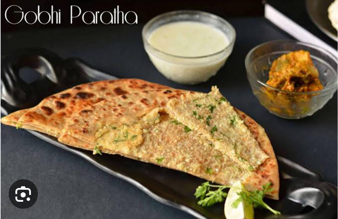 Gobhi Paratha MEGDHOOT DHABA KM 101, Mumbai - Agra Rd, Dewas Naka, Lasudia Mori,