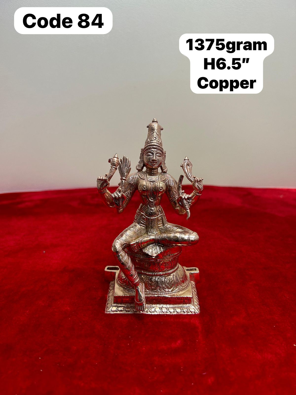 Copper made lalitha devi-https://i-media.vyaparify.com/vcards/products/70471/af7a6f5a-bb62-4a2e-98d9-852572627159.jpg Image