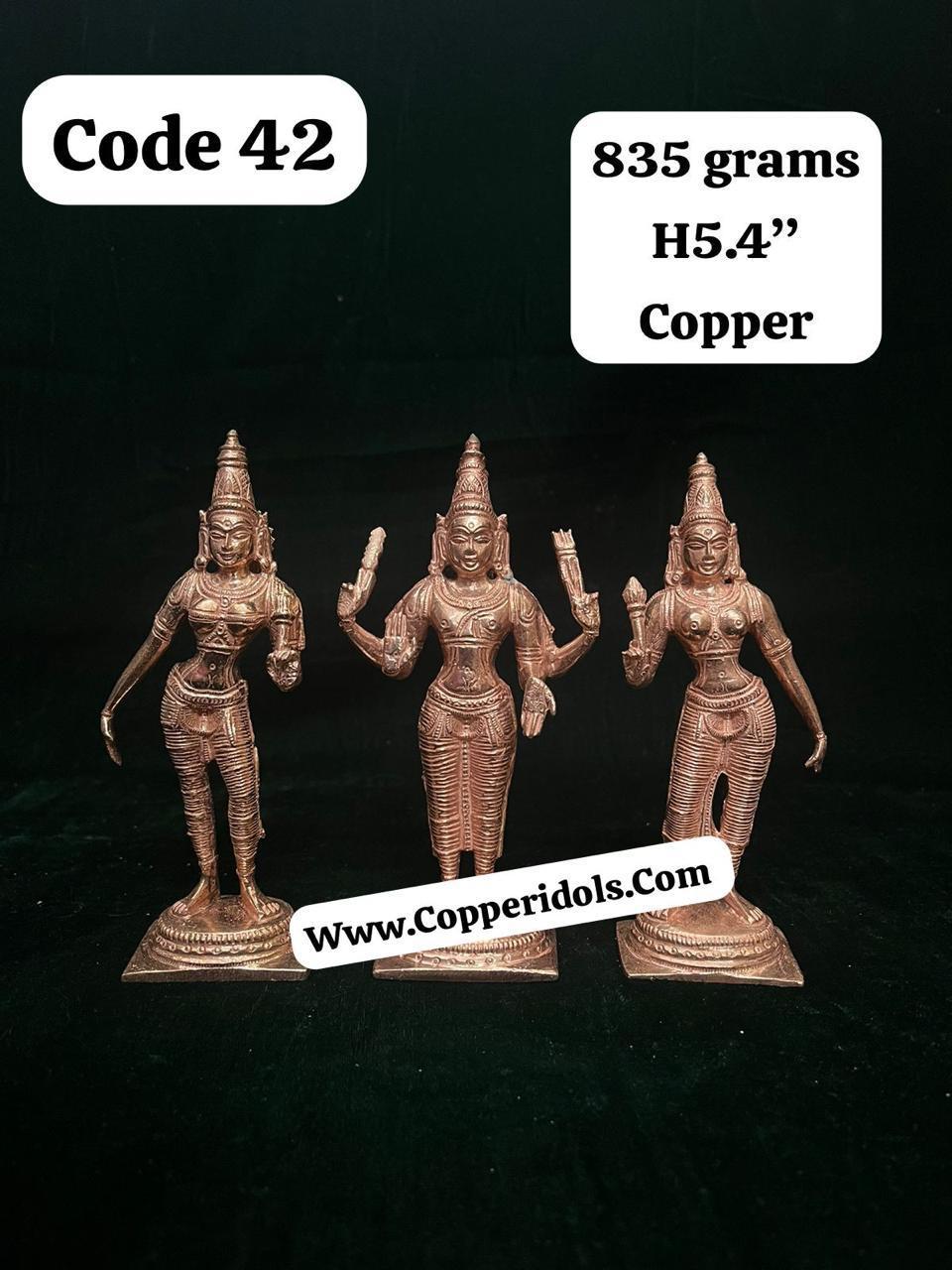 Subhramnya swamy with wifes copper idol-https://i-media.vyaparify.com/vcards/products/73175/IMG-20241004-WA0026.jpg Image