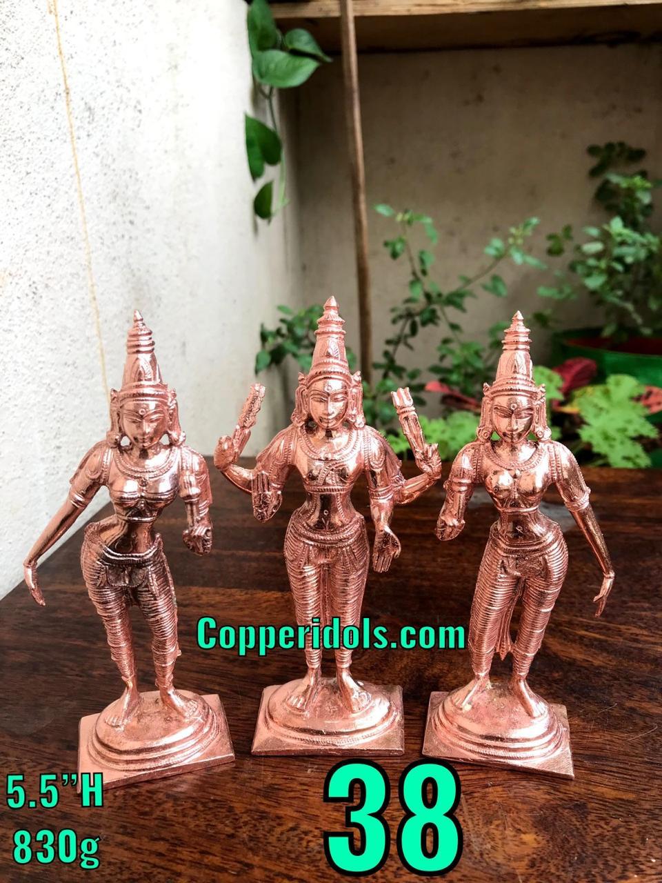 Subhramnya swamy  and wifes copper idol-https://i-media.vyaparify.com/vcards/products/73226/IMG-20241004-WA0067.jpg Image