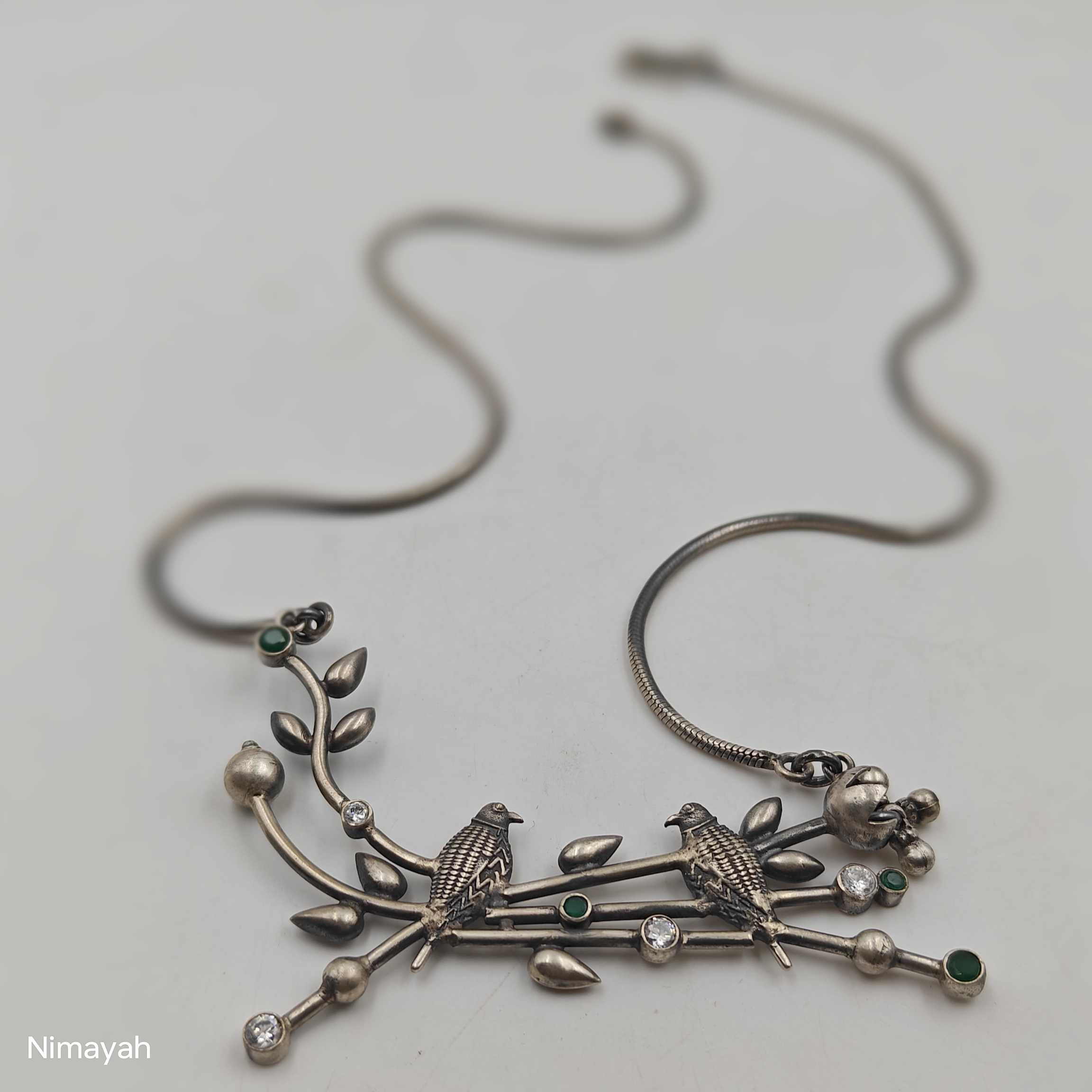 Wild Parrot Necklace SILVER BY SWARNKAR Jagatpura, Jaipur