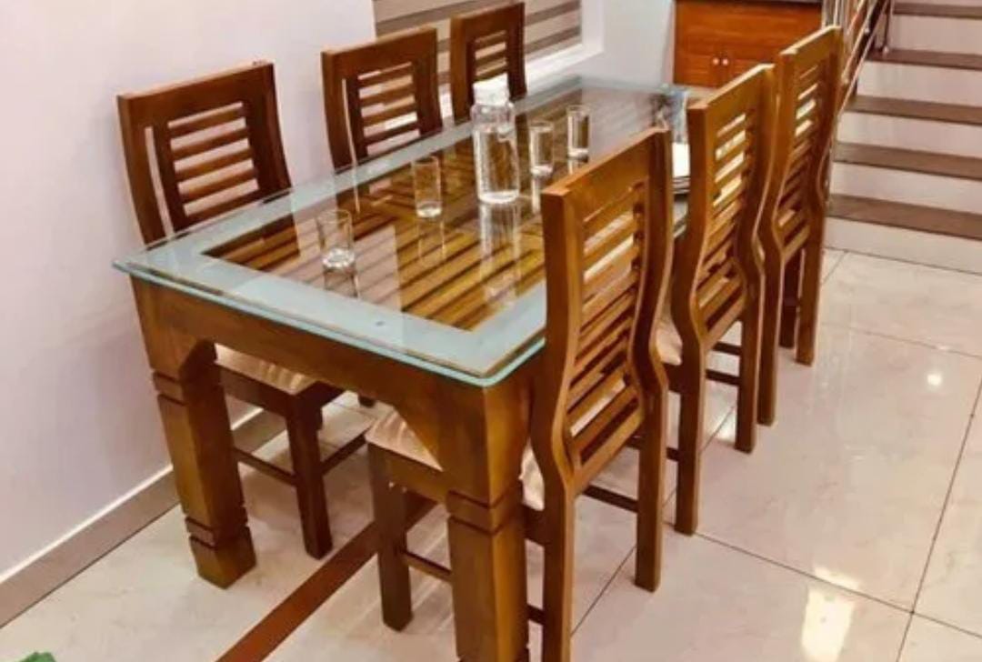 Glass wooden Dining table-https://i-media.vyaparify.com/vcards/products/784/IMG-20230603-WA0000.jpg Image