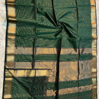 Emerald Heritage Silk Saree | Golden Zari Detailing for Classic Elegance-https://i-media.vyaparify.com/vcards/products/78568/product_1730353608.png Image