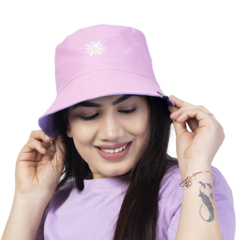 Bucket Hat- Dual Colour Reversible Pink & Lilac-https://i-media.vyaparify.com/vcards/products/81822/product_1730996386.png Image