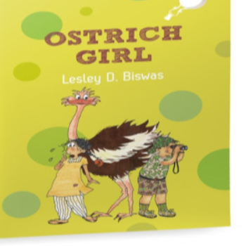 Ostrich Girl 6 -8 Yrs Penguin Chapter Illustrated Humour  Book Mumbai-https://i-media.vyaparify.com/vcards/products/84951/product_1731497427.png Image