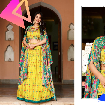 Mharo Sista Fashion Hub Crop top with Skirt and multicolored shrug-https://i-media.vyaparify.com/vcards/products/88352/product_1731915083.png Image