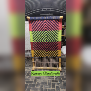 Multicolor Wooden Cot – Layered Diamonds-https://i-media.vyaparify.com/vcards/products/94385/product_1732931931.png Image