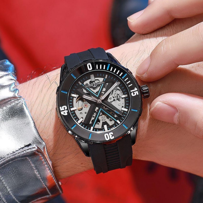 Ulysse Nardin Diver x Skeleton Automatic All Black Luxury Watch-https://i-media.vyaparify.com/vcards/products/95283/8.jpeg Image
