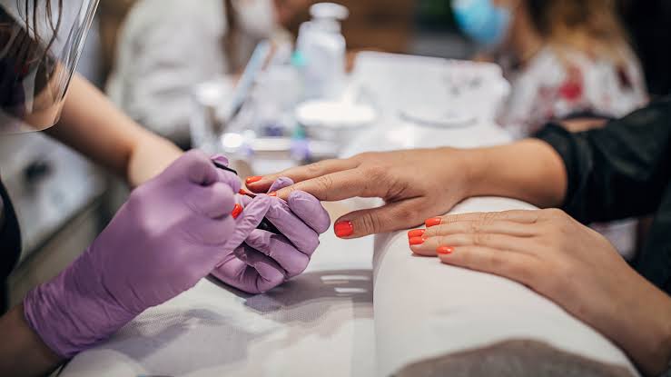 Manicure + Raga Manicure | Blush & Glow Beauty Parlour & Spa | Patil Putra Building, Nimbaj Nagar Rd,Sun City, Anand Nagar, Wadgaon Budruk, Pune 411051