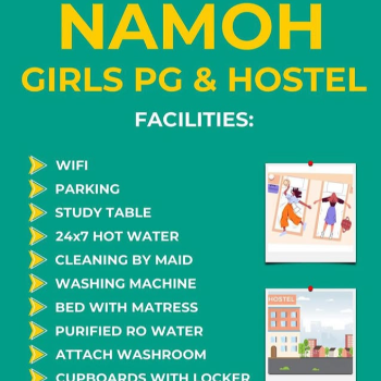 HOSTEL | NAMOH PG & HOSTEL KARVENAGAR | Namoh PG & Hostel,Lane No 5 & 6 , Parijat Colony, Karve Nagar Pune 411052