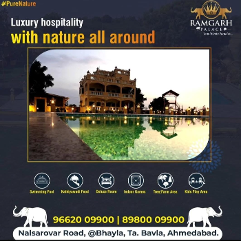 Affordable and Easy Bookings | Ramgarh Palace | Q8G3+HM9, Amipura, Gujarat 382240, India